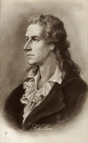 Künstler Ak Dichter Friedrich Schiller, Portrait