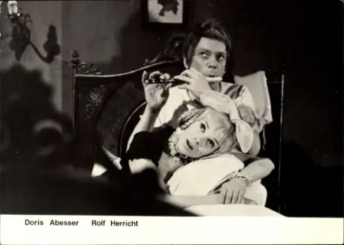 Ak Schauspieler Dors Abesser und Rolf Herricht, Portrait, Film Hautmann Florian von der Mühle