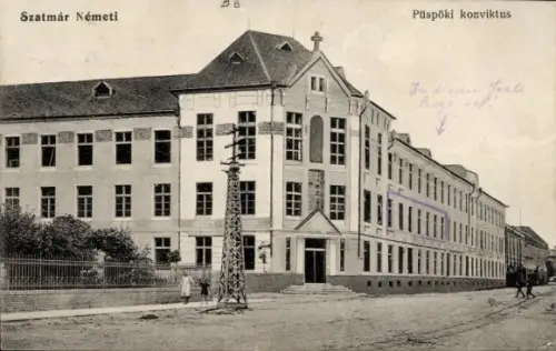 Ak Satu Mare Szatmárnémeti Rumänien, Püspöki konviktus