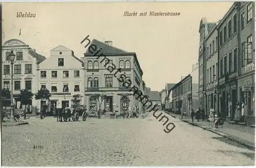 Snamensk (Kaliningrad) - Wehlau - Markt mit Klosterstrasse