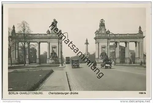 Berlin-Charlottenburg - Charlottenburger Brücke - Foto-AK