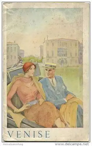 Venedig Venise 1935 - 36 Seiten mit 33 Abbildungen - in französischer Sprache
