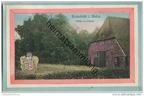 Reinfeld - Partie im Gehölz - Wappen