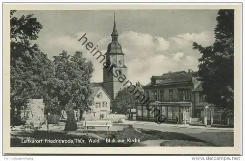 Friedrichroda - Blick zur Kirche