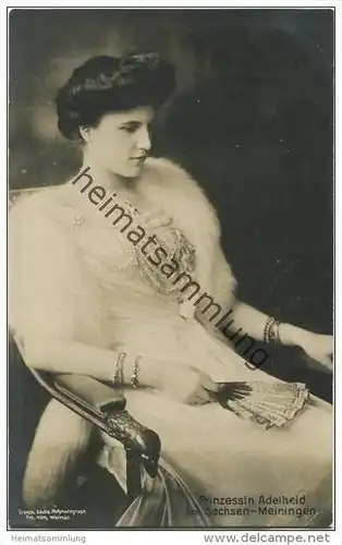 Preussen - Prinzessin Adelheid von Sachsen-Meiningen
