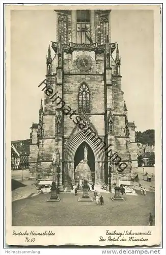 Freiburg - Münster - Portal