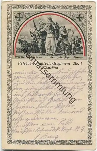 Reserve-Infanterie-Regiment Nr. 7 I. Bataillon