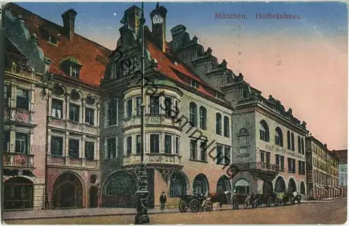 München - Hofbräuhaus - Feldpost - Verlag H. Wutz München
