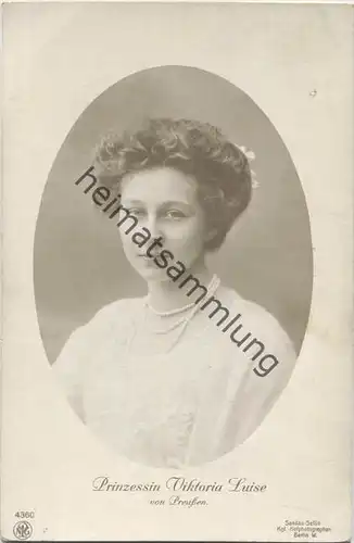 Prinzessin Viktoria Luise von Preussen - Verlag NPG - Phot. Sandau-Sellin Berlin