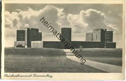 Hohenstein - Olsztynek - Reichsehrenmal Tannenberg - Gesamtansicht - Foto-Ansichtskarte