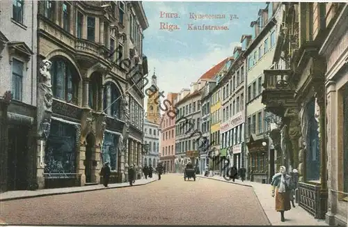 Riga - Kaufstrasse ca. 1910