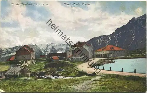 St. Gotthard-Hospiz - Hotel Monte Prosa - Verlag Chr. Brennenstuhl Meyringen