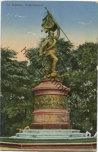 Bremen - Kriegerdenkmal - Verlag Alb. Rosenthal Bremen