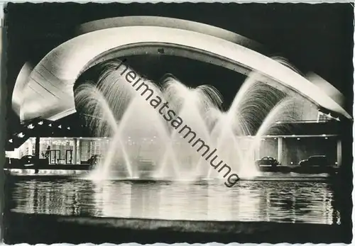 Berlin - Kongresshalle bei Nacht - Foto-Ansichtskarte - Verlag Herbert Maschke Berlin