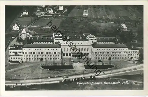 Eisenstadt - Landes-Regierungs-Gebäude - Fliegeraufnahme - Burgenland - Foto-Ansichtskarte