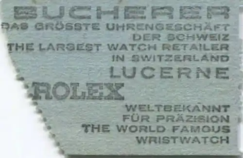 Schweiz - Verkehrshaus der Schweiz Luzern - Eintrittskarte
