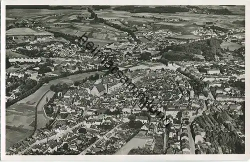 Ansbach - Fliegeraufnahme - Foto-Ansichtskarte