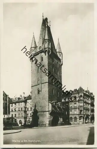 Mainz - Holzturm - Foto-Ansichtskarte
