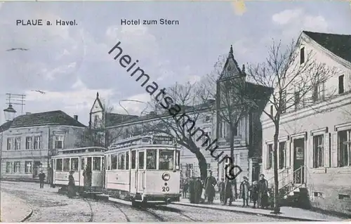 Plaue a. Havel - Hotel zum Sternen - Straßenbahn