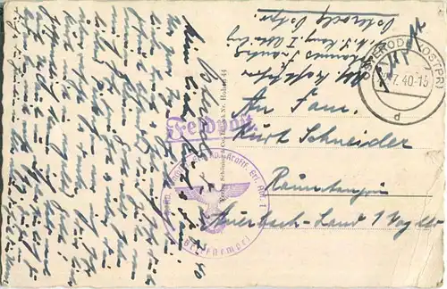 Reichsehrenmal Tannenberg - Briefstempel