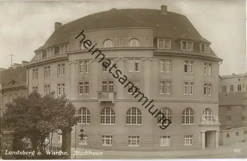 Gorzow Wielkopolski - Landsberg an der Warthe - Stadthaus - Foto-Ansichtskarte