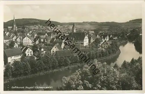 72202 Nagold - Foto-Ansichtskarte - Verlag A. Weber & Co Stuttgart