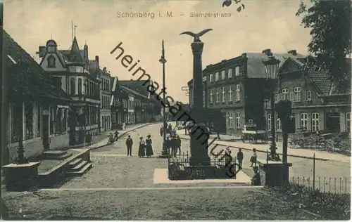 23923 Schönberg i. Mecklenburg - Siemzerstrasse - Verlag Thiele Schönberg - Feldpost