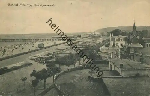 Misdroy - Strandpromenade - Verlag Siegmund Weil Stettin - gel. 1912