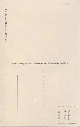 Neuendettelsau - Verlag Buchhandlung der Diakonissen-Anstalt