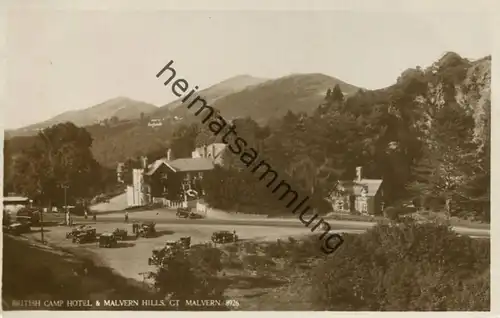 Malvern - British Camp Hotel & Malvern Hills - Foto-AK