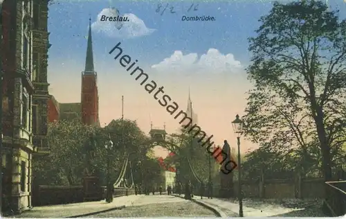 Wroclaw - Breslau - Dombrücke - Feldpost