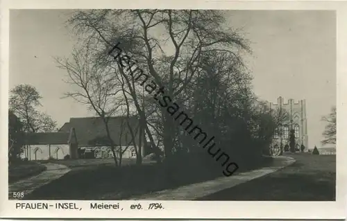 Berlin - Grunewald - Pfauen Insel - Meierei - Foto-AK 30er Jahre - Verlag Ludwig Walter Berlin