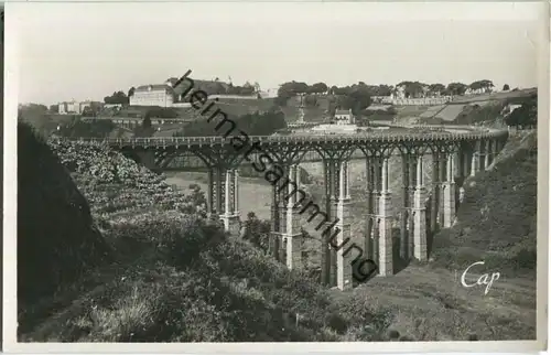 Saint-Brieuc - Paysage sur la vallee du Toupin et le pont - Foto-AK - Verlag C.A.P. Paris