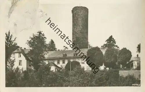Lobenstein - Gasthaus zum Alten Turm - Foto-AK Handabzug - Verlag Photo-König Lobenstein - gel. 1956