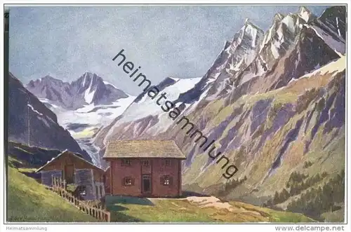 Alpengasthaus Zum Steinbock - Künstlerkarte Edo von Handel-Mazzetti