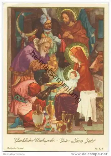 Glückliche Weihnacht - Gutes Neues Jahr - AK Grossformat - Mediatrix-Genval
