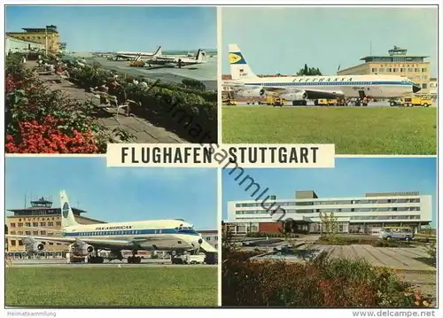 Stuttgart - Flughafen - AK Grossformat