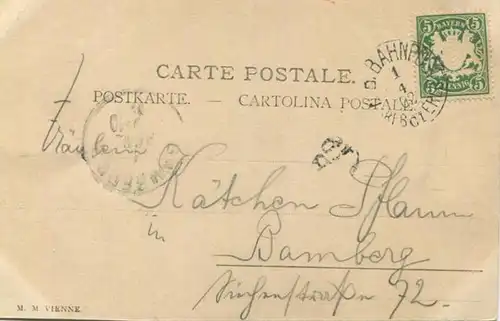Kinder - signiert R. R. v. Wichera gel. 1902