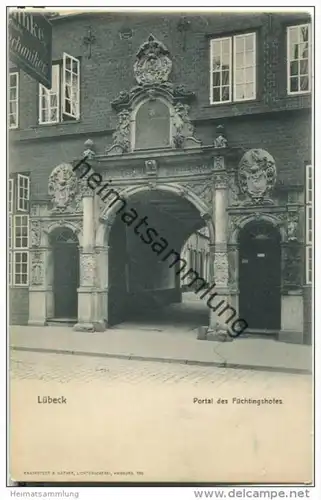 Lübeck - Portal des Füchtingshofes