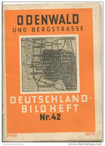 Nr. 42 Deutschland-Bildheft - Odenwald und Bergstrasse