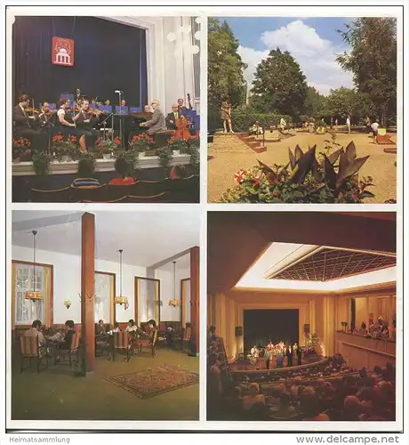Bad Meinberg 70er Jahre - 16 Seiten 33 Abbildungen - beiliegend Wohnungsnachweis 1974 26 Seiten mit 80 Abbildungen von F