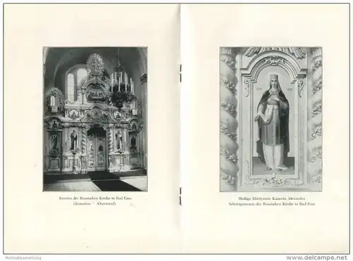 Russische Kirche Bad Ems - 12 Seiten mit 4 Abbildungen - Verlag Heil Druck Bad Ems