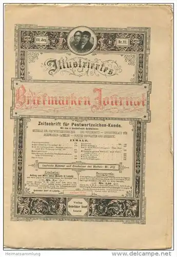 Illustriertes Briefmarken Journal - XXI Jahrgang Nr. 12 - Juni 1894 - Verlag Gebrüder Senf Leipzig