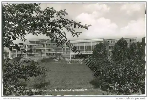 Mettmann - Konrad-Heresbach-Gymnasium - Foto-AK