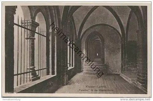 Kloster Lehnin - Paradies in der Klosterkirche - Verlag O. Habedank Brandenburg Havel 1930 - rückseitig 750 Jahre Stempe