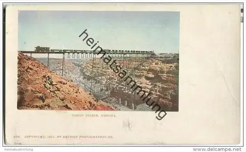 Arizona - Canon Diabolo - Eisenbahn - Privat Mailing Card