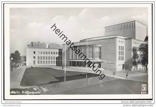 Berlin - Schillertheater - Foto-AK 50er Jahre