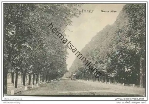 Danzig - Grosse Allee ca. 1910