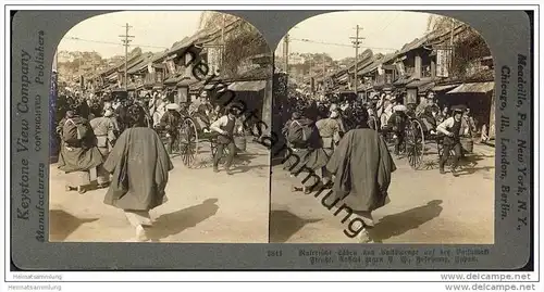 Japan - Yokohama - Strassenszenen - Keystone View Company - Stereofotographie