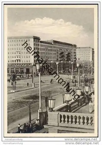 Berlin - Stalinallee - Block D-Nord - Foto-AK-Großformat 50er Jahre